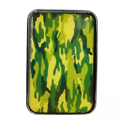 Men Black Metal Belt Buckle Army Green Camouflage Western Fashion Hunter Animal • $14.95