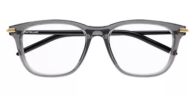 Montblanc MB0275OA Eyeglasses Men Gray/Black 53mm New 100% Authentic • $319.07