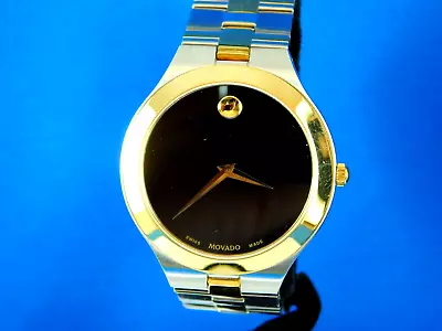 Movado Juro 56.1.19.1578 Museum Two-tone Mens Dress Wristwatch W/box • $195