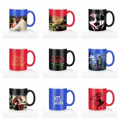 11OZ Blank Sublimation Color Changing Mugs Magic Cup FOR HEAT PRESS Black Matte • $53.12
