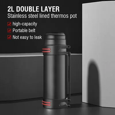 $28.99 • Buy Stainless Steel Double Walled Water Bottle Vacuum Insulated Thermos Drink Bottle