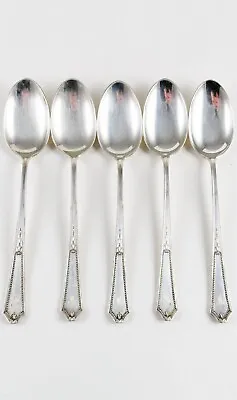 Antique Jennings JS CO Sterling Silver Tea Spoons Art Deco Nouveau ~ 5” • $150