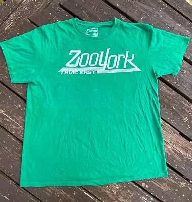 Zoo York Short Sleeve T-Shirt Top Green Men's Size XL Logo • £7
