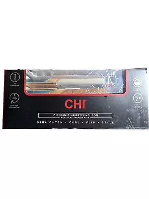 New CHI Teal Tropics 1   Ceramic Hairstyling Flat Iron Straightener SEALED • $59