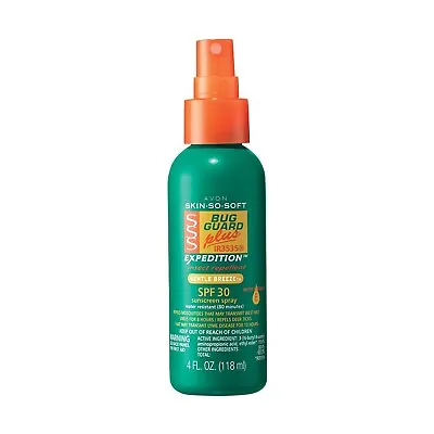 Avon Skin So Soft Bug Guard Plus Expedition SPF 30 Pump Spray - 4oz / 118 Ml • $13.99