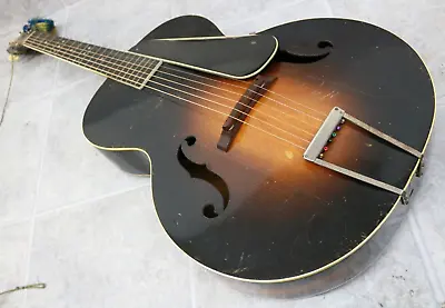 💎🔥💎Rare Vintage Marvel Guitar Archtop F-Hole Acoustic Sunburst USA💎🔥💎 • $649.95