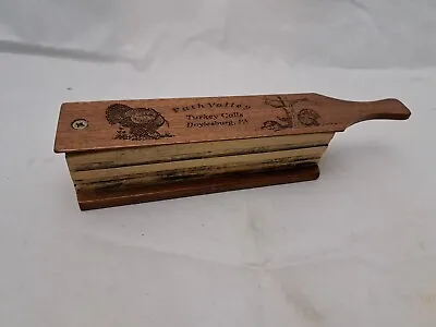 Vintage Turkey Call Box Path Valley Doylesburg Pa Beautiful Style Rare • $59