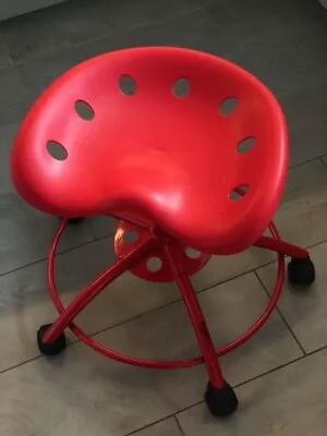 Ikea Rare Children’s Red Tractor Style Swivel Chair • £22