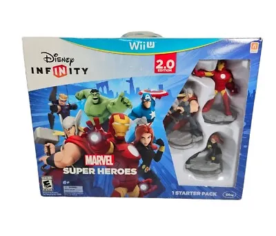 Disney Infinity 2.0 Nintendo Wii U Marvel Super Heroes Starter Pack New Open Box • $13.99