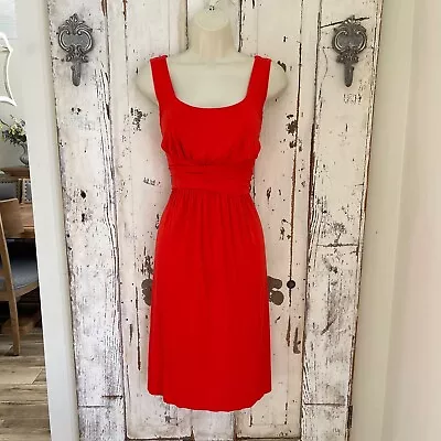 Spense Size Large Woman's Red Knit Sleeveless Comfy Causal Career Party Dress • $20.95