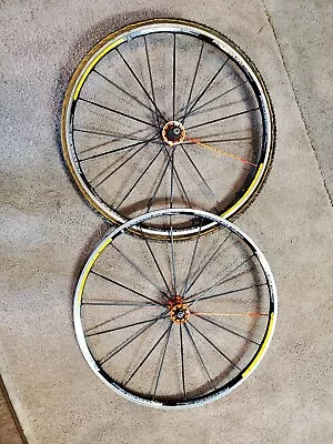 Mavic Ksyrium SSC SL Alloy Clincher Wheelset 700c Rim Brake Tubular • $75