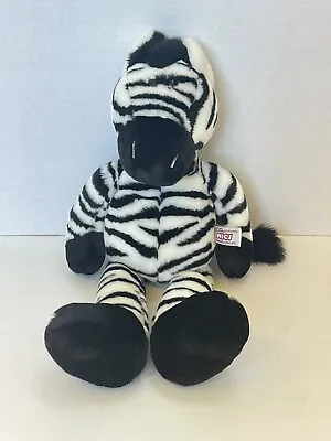 Zebra Plush Enesco Wild Nici Soft Stuffed Toy Animal 15 1/2 Inches • $6.99