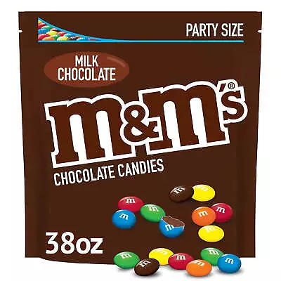 M&M's Milk Chocolate Candy Party Size - 38 Oz Bag Classic Candy Delicious Home • $16.99