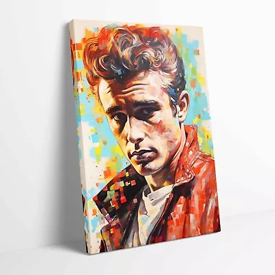 James Dean Pop Art Stretched Canvas Or Unframed Poster Art More Sizes • £8.99