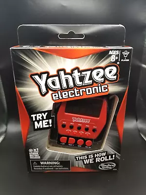 NEW Hasbro YAHTZEE Handheld Digital Electronic Game A2125!!This Is How We Roll ! • $26.55