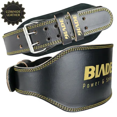 £15.99 • Buy Blade Weight Lifting Belt Leather Gym Training Fitness Back Men Woman S - XXL
