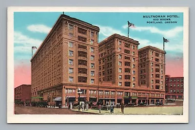Multnomah Hotel Portland Oregon Postcard • $3.62