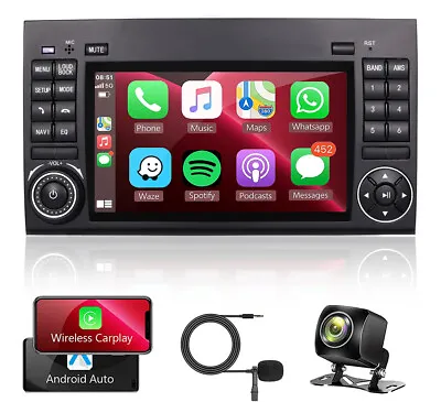 For Mercedes-Benz Sprinter VW Crafter Android Carplay Car Stereo Radio Sat Nav  • £169.99