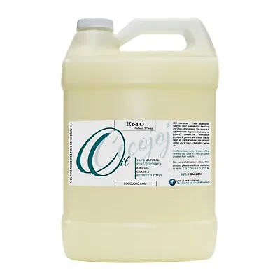 1 Gallon High Quality Triple Refined Australian Emu Oil Pure Skin Hair Body Pain • $124.99