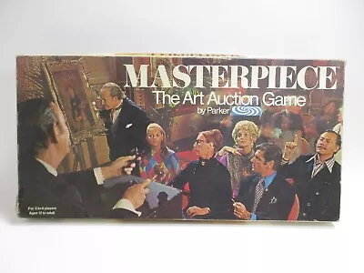 Vintage Parker Masterpiece The Art Auction Game 1970 For 3 To 6 Players Age 12+ • £19.99