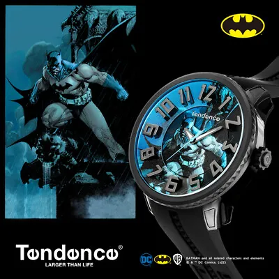 TENDENCE DC BATMAN Gulliver Men's Blue Quartz TY430404 Watch With Novelty • $245
