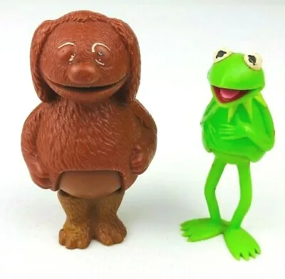 1978 Henson Muppet Toy Figures Kermit The Frog & Rowlf The Dog  Vintage Ha!  *Uc • $19.50