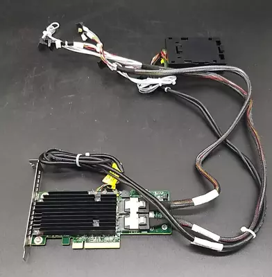 8-Port Dual Internal SAS/SATA PCI-E X8 High Profile RAID Card G27504-612 & Cable • £42.95