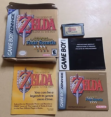 Legend Of Zelda: A Link To The Past (GBA 2002)  W/ Box & Inserts • $70