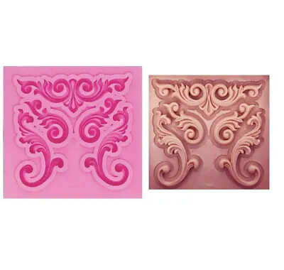 £3.50 • Buy Lace Edge Baking Fondant Cake Border Decorating Sugarcraft Silicone Mold Mould
