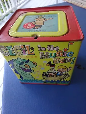 1961 Cecil Sea Serpent In The Music Box Box Only • $18.99