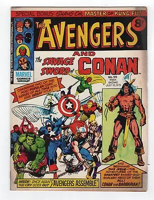 1972 Marvel Conan The Barbarian #19 & Avengers #64 1st Barney Barton Rare Key Uk • $99.99