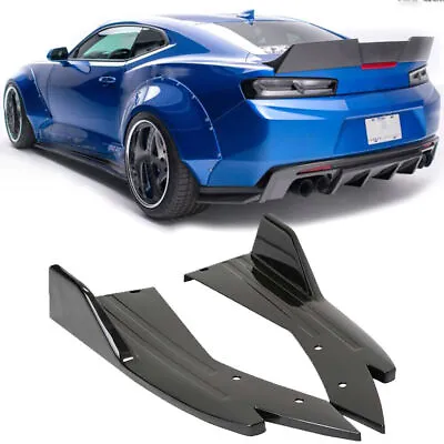 Rear Bumper Spoiler Splitter Lip Diffuser For Chevrolet Chevy Camaro SS LS LT • $28.49