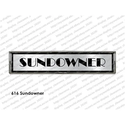 #616 - #622  Suit Ford Xc Sundowner Panel Van ~black~ Other Colours Available • $37