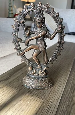 Vintage Brass Dancing Shiva Figure Statue Nataraja (3 Statues) • $39.99