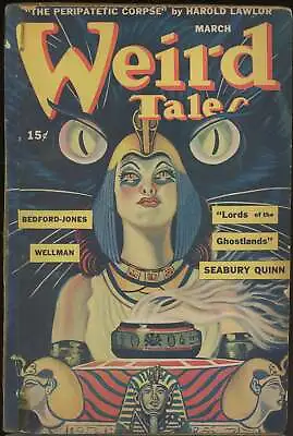 WEIRD TALES March 1945 . Dorothy McIlwraith No 4 Volume 38 / WEIRD #27809 • $30