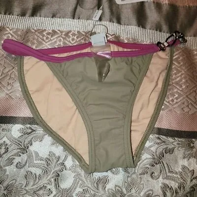 $28 • Buy Rosa Cha NWT Tan/Pink  Bikini Buttom