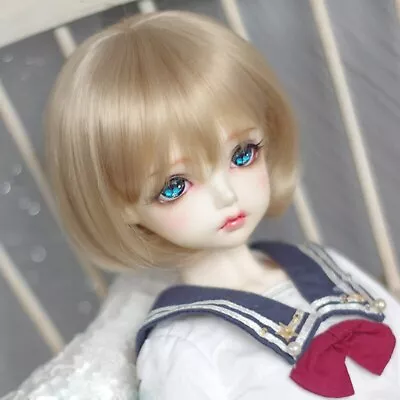 Bjd Doll Wig 1/3 1/4 1/6 1/8 Short Hair Wig KidsToy Accessories Birthday Gift US • $21.76