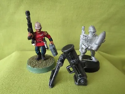 A19 Warhammer 40k Imperial Guard Army-praetorian Mortar Team Inc Conversion • £20