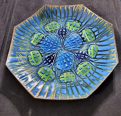 Annemarie Davidson Enamel Copper Art Plate Dish • $45.67