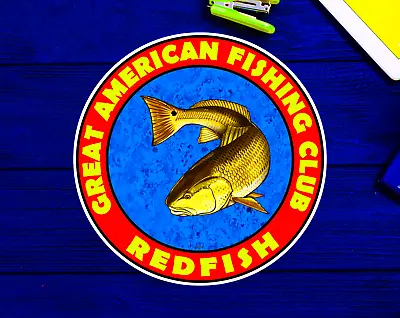 Redfish Red Drum Vinyl Decal Sticker  3  To 5  Great American Fishing Club • $5.69