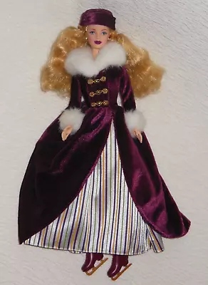 Barbie 2000 Victorian Ice Skater Doll Working Music Box # 27431 Loose In Box • $7.99