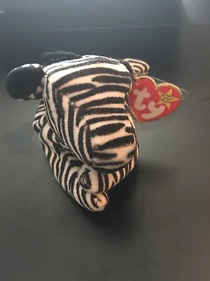 TY Original Series Authentic Beanie Baby Ziggy The Zebra -  Rare Retired • £10