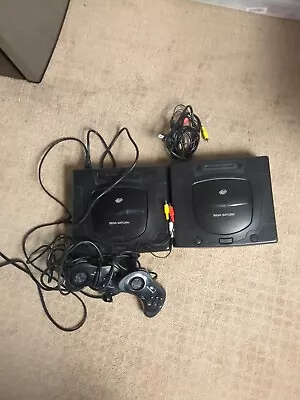 Sega Saturn Console Lot With Games • $142.50