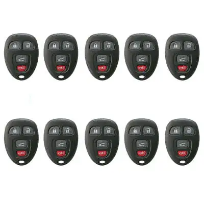 Remote Fob Case Pad Shell 4B Compatible With GM OUC60270 OUC60221 (10 Pack) • $17.49