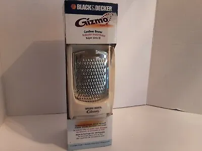 Black & Decker Electric Grater Gizmo Cordless GG200 Grate Cheese Shave Chocolate • $25