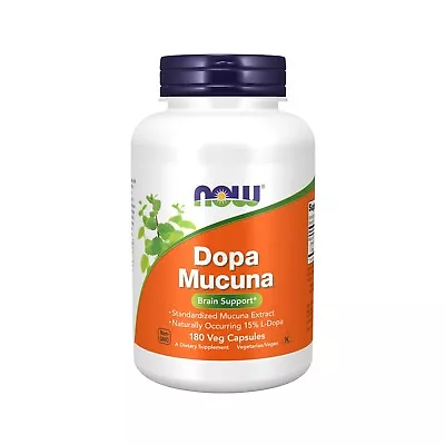 NOW Foods DOPA Mucuna 180 Veg Capsules • $28.79