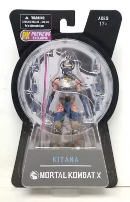 Mezco 6  Mortal Kombat X PX Ex.  (Mournful) Kitana  Action Figure NIB (BOX DMGE) • $37.49