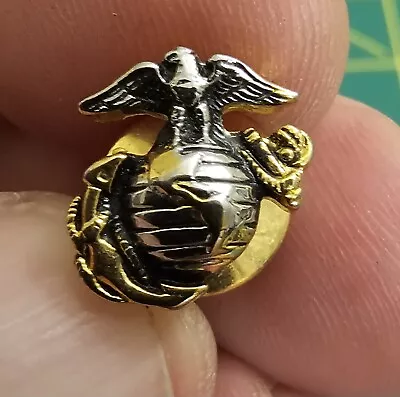 Vintage USMC Emblem Gold And Silver Tone Lapel Pin Marine Corp  • $7.99