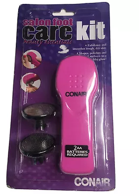 Conair Salon Foot Care Kit Beauty Essentials Exfoliates Polishes NOS • $8.99