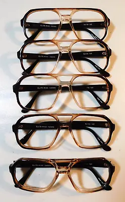 Vintage 5 Pc Lot ELITE OPTICAL Mike Sherry 54/20 Eyeglass Frame NOS #R3 • $12.49